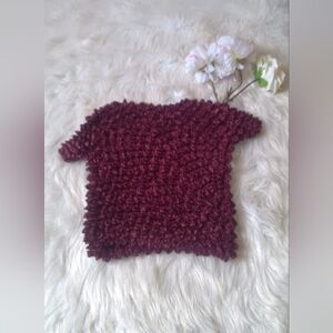 Pineapple Apparel Burgundy Top Size One Size NWT